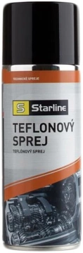 Мастило тефлонове Starline спрей біле 300мл (ACST095)