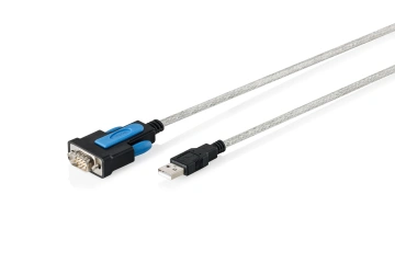 Адаптер DIGITUS USB-A > RS232 (M/M), FTDI, 1.8м (DA-70170)