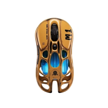 Миша GravaStar Mercury M1 Pro, magnesium alloy body, BT/WL/USB-A, RGB, Battle-Worn Yellow (GSM1PRO_YLW)