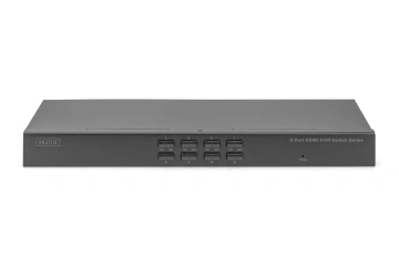 Комутатор DIGITUS 19' HDMI KVM, 8 Port, 4K (DS-12910)