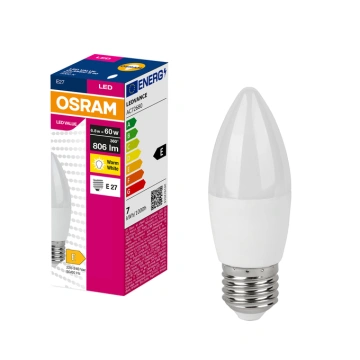 Лампа OSRAM LED VALUE CLASSIC B E27 6.8Вт 3000K 806Лм (4099854545269)