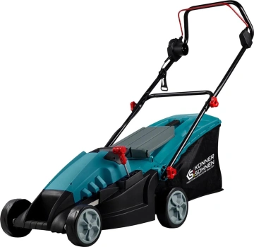 Газонокосарка мережева Konner&Sohnen KS 38LM16-BL 1600Вт 38см 40л 25-75мм 16.5кг (KS38LM16-BL)