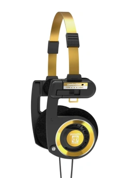 Навушники On-Ear Koss Porta Pro Classic, 3.5 mini-jack, 1.2м, Чорний Золото (193392.101)