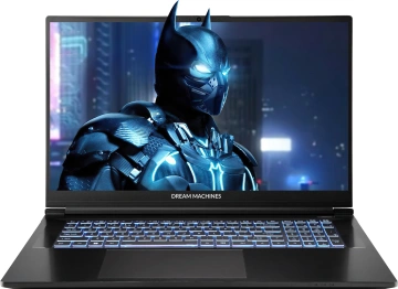 Ноутбук Dream Machines RG5070-17 17.3QHD IPS, Intel i9-14900HX, 32GB, F1TB, NVD5070-8, DOS, чорний (RG5070-17UA27)