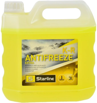 Антифриз Starline Extra KR концентрат жовтий -74°C 3л (NA KR-3) (NAKR3)
