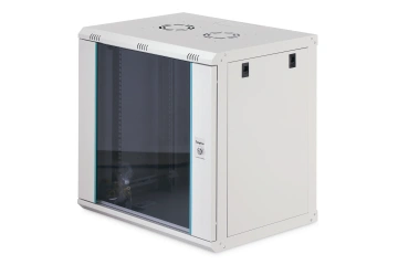 Шафа DIGITUS 19", 12U, Wall Mounting Dynamic-N, 600x450 мм, 60кг максимально, розібрана, сіра (DN-37108)