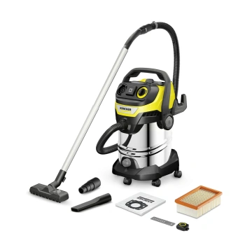 Пилосос професійний Karcher WD 7 Control P S 30/6/35/T 1400Вт 290мБар контейнер 30л 8.7кг (1.628-385.0)
