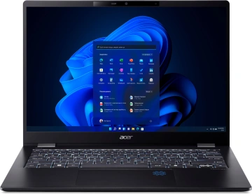 Ноутбук Acer TravelMate TMP614-54 14" WUXGA IPS, Intel U7-256V, 16GB, F512GB, UMA, Win11P, чорний (NX.BJLEU.009)