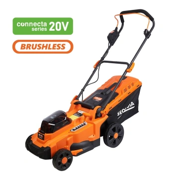 Газонокосарка акумуляторна SEQUOIA 40В(20В+20В) 2x4А·год 37см 35л 25-75мм ЗП 11.65кг (SBL4037B-E2W)