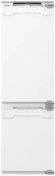 Холодильник Gorenje вбудований з нижн. мороз., 177x69x55см, 2 двері,252(76)л, А+, NF+, Зона св-ті, Диспл, Wi-Fi, Біли (NRKI517E62WF)