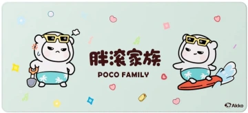 Akko Ігрова поверхня POCO Familys Bear, XL (900х400х3мм) (6925758633086)