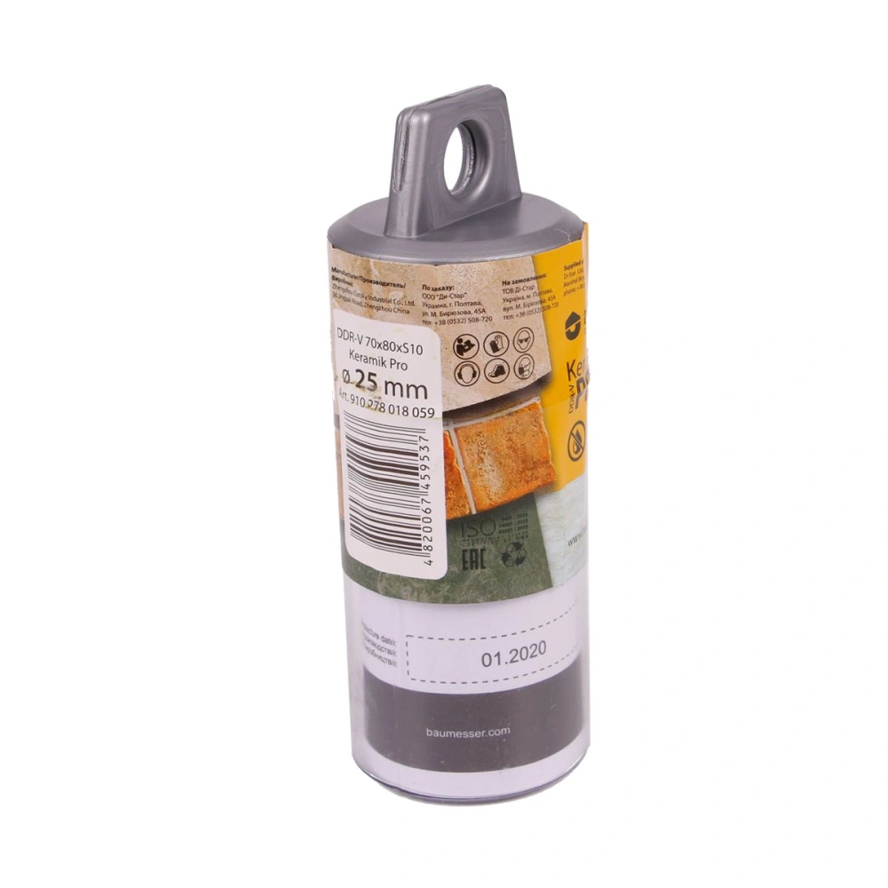 Свердло алмазне DDR-V 25x30xS10 Keramik Pro (910278018059)
