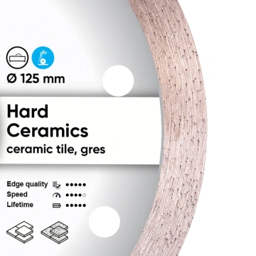 Круг алмазний вiдрiзний 1A1R 125x1,4/1,0x10x22,23 Hard ceramics (11115048010)