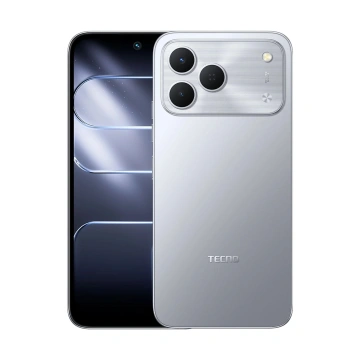 Смартфон TECNO Spark 50 (KN4n) 6.78" 8/256ГБ, 2SIM, 6700мА•год, Titanium Gray (4894947117596)