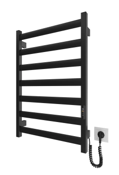 Рушникосушка Hygge Family Chester TR 4.0, 770x530х80хмм, таймер-регулятор, сталь, чорний мат. (3.16.053345.BM)