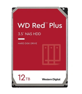 Жорсткий диск WD 12TB 3.5" 7200 512MB SATA Red Plus NAS (WD120EFGX)
