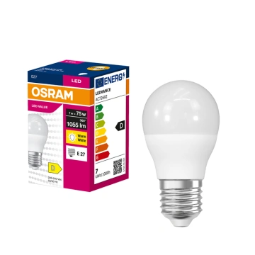 Лампа OSRAM LED VALUE CLASSIC P E27 7Вт 3000K 1055Лм (4099854546761)
