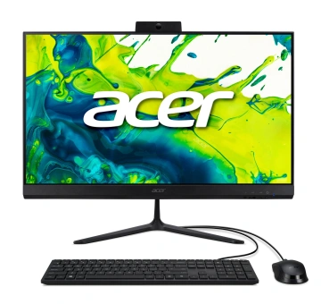 Комп'ютер персональний моноблок Acer Aspire C24-2G 23.8" FHD, Intel 5-120U, 16GB, F1TB, UMA, WiFi, кл+м, без ОС, чорний (DQ.BRRME.002)