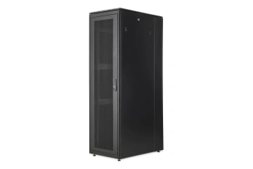 Шафа DIGITUS 19", 42U, Unique Server-N, перфоровані двері, 600x1000 мм, 1200кг максимально, чорна (DN-31302-B)