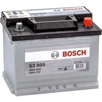 Акумулятор Bosch S3 12В 56А·год 480А R+ (0 092 S30 050) (0092S30050)