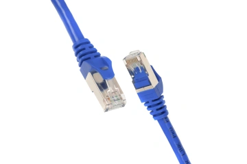 Патч-корд 2E САТ 5e, UTP, 0.20м, 26AWG, RJ45, 7/0.16, CCA, PVC, синій (2E-PC5ECA-020BL)