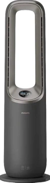 Кліматичний комплекс Philips Air Performer 9000, 48м2, 185м3/год, пульт ДУ, HEPA +вугільний фільтр + попередній, очистка, нагрів, зволоження повітря, сірий (AMF970/10)