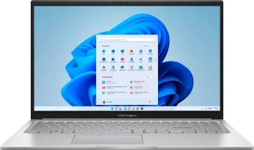 Ноутбук ASUS Vivobook 15 X1504MA-BQ131W 15.6" FHD IPS, Intel 7 350U, 16GB, F1TB, UMA, Win11, Сріблястий (90NB17I2-M00550)