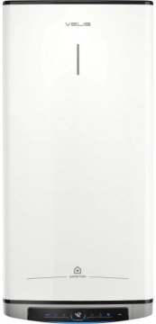 Ariston Водонагрівач електричний Ariston VELIS DUNE WIFI 50 EU плаский, слім, 50л, 2*1,5 кВт, емал. нагр. ел, ун. монтаж, ел. кер-ня, B, Італія, білий (4018000)