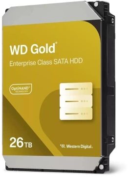 Жорсткий диск WD 26TB 3.5" 7200 512MB SATA Gold (WD261KRYZ)