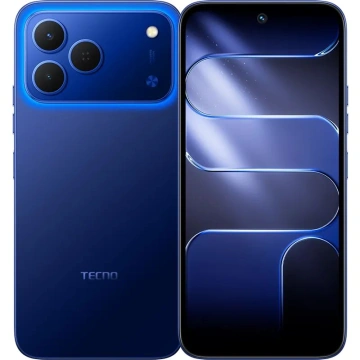 Смартфон TECNO Spark 50 (KN4n) 6.78" 6/128ГБ, 2SIM, 6700мА•год, Halo Blue (4894947117534)