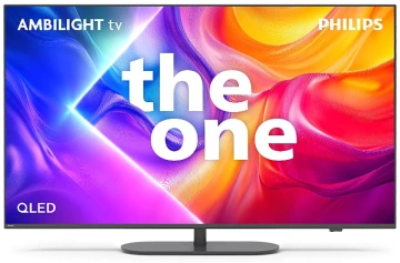 Телевізор 43" Philips QLED 4K 144Hz Smart Titan OS Black Ambilight (43PUS9010/12)