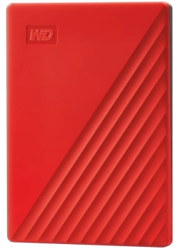 Портативний жорсткий диск WD 4TB USB 3.2 Gen 1 My Passport Червоний (WDBPKJ0040BRD-WESN)