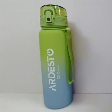 Пляшка для води ARDESTO Travel 650мл, пластик, зелений (AR2265TG)