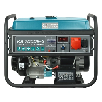 Генератор бензиновий Konner&Sohnen KS 7000E-3, 400В, 5/5.5кВт, електростартер, 80.8кг (KS7000E-3)