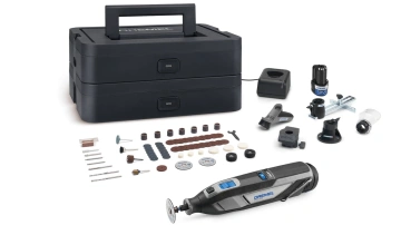 Шліфмашина шліфувально-гравірувальна Dremel 88240 5/65 Platinum+ 12В 2х2А·год 5000-35000об/хв 65 насадок ЗП кейс 0.66кг (F.013.824.0JP)