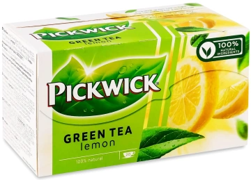 Чай зелений з лемонграсом та цедрою лимона Pickwick GwA 40г(20х2г) х12 НП (8711000684191)
