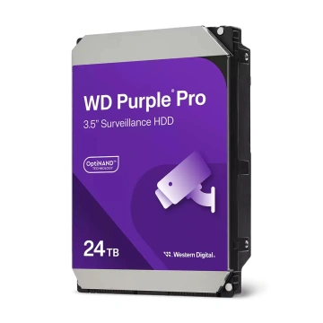 Жорсткий диск WD 24TB 3.5" 7200 512MB SATA Purple Pro Surveillance (WD240PURP)