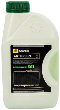 Антифриз Starline Ready to Use G-11 зелений -40°C 1л (ANTIFREEZE GREEN 1) (ANTIFREEZEGREEN1)