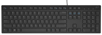Клавiатура Dell Multimedia Keyboard-KB216 Russian (QWERTY) - Black (580-ADGR)
