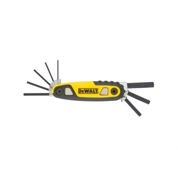 Ключі шестигранні DeWALT, HEX1.5-8мм, складаються в корпус, набір 8шт (DWHT0-70263)