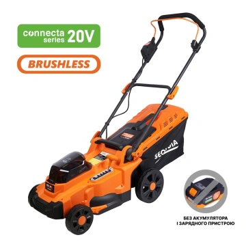 Газонокосарка акумуляторна SEQUOIA -E2W 40В(20В+20В) 37см 35л 25-75мм 11.65кг без АКБ та ЗП (SBL4037B)