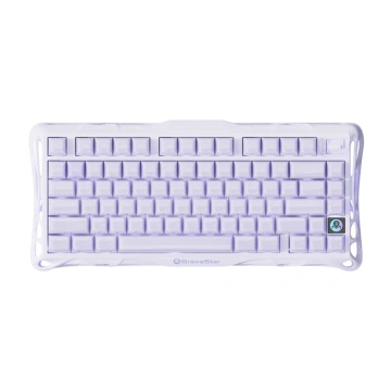 Клавіатура механічна GravaStar Mercury K1 80keys, GravaStar x Kailh Cheery Pink, EN, BT/WL/USB, Lavender Purple (GSK1_PL)