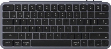 Клавіатура мембрана Keychron B1 Pro, USB/WL/BT, space gray (B1P-K1)
