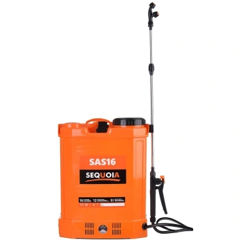 Обприскувач акумуляторний SEQUOIA 16л 12В 1х8А·год 1.5-4бар 4.2кг (SAS16)