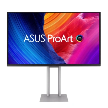 Монітор Asus 26.5" ProArt OLED PA27UCDMR HDMI, DP, UCB-C, 2xThunderbolt, USB, MM, QD-OLED, 3840x2160, 240Hz, 0.1ms, DCI-P3 99%, AdaptiveSync, Pivot, HDR400 (90LM04NE-B01K71)