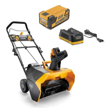 Снігоприбирач акумуляторний STIGA ST4851AE + 1111-9312-01 + 1111-9315-01 48В 1х2А·год ширина 51см викид 1-6м глибина 30см шнек 17.5см ЗП 15.8кг (ST4851AE+1111-9312-01)