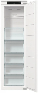 Морозильна камера Gorenje вбудована, 177x54х55, 235л, А+, NF, диспл, білий (FNCI517E41WF)