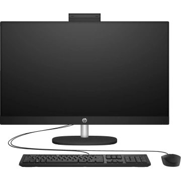 Комп'ютер персональний моноблок HP All-in-One 27" FHD IPS AG, Intel U7-155U, 16GB, F512GB, UMA, WiFi, кл+м, DOS, чорний (D3MU2EA)