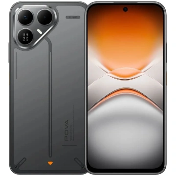 Смартфон TECNO POVA 8 5G (LK6) 6.76" 8/128ГБ, 2SIM, 8000мА•год, Graphite Black (4894947132322)