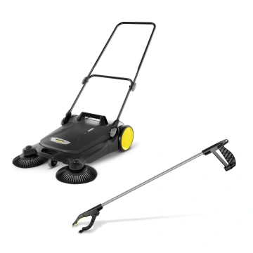Підмітальна машина Karcher S 4 Twin Go!Further ручна захват 68см контейнер 20л 10.2кг (1.766-363.0)